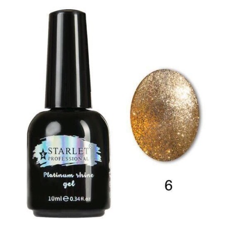 Гель-лак STARLET Professional (Старлет) Platinum Shine Gel 006, 10 мл