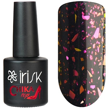 Топ Irisk (Ириск) Chika с шиммером без липкого слоя 18, 10 мл Топ Irisk (Ириск) Chika с шиммером без липкого слоя 18, 10 мл
