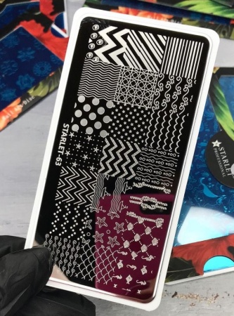 Пластина для стемпинга Starlet (старлет) № 63