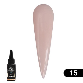 Гель для наращивания ногтей Global Fashion (Глобал Фэшн) Magic-Extension 015, 30 мл