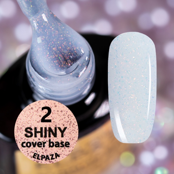 База Elpaza (Эльпаза) Shiny Rubber Base Cover Pink № 02, 10 мл