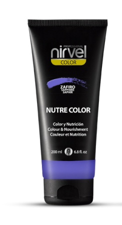 Nirvel (Нирвел) питательная гель-маска Nutre Color Blond Zafiro, сапфир, 200 мл