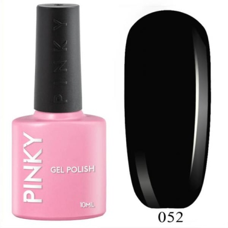 Гель-лак PINKY (Пинки) Classic 052 Чёрный, 10 мл