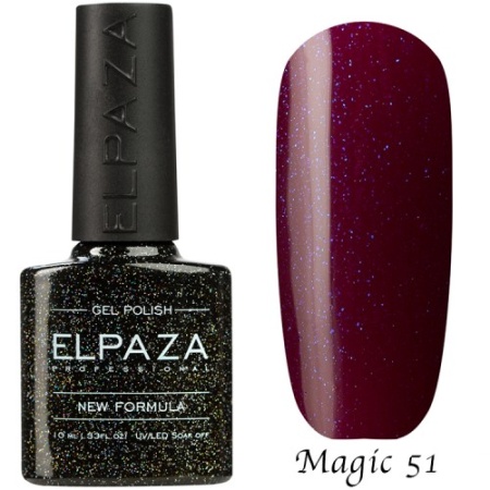 Гель-лак Elpaza (Эльпаза) Magic Glitter 051, 10 мл