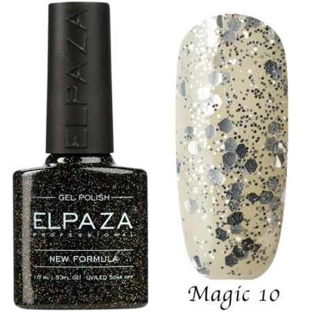 Гель-лак Elpaza (Эльпаза) Magic Glitter 010, 10 мл
