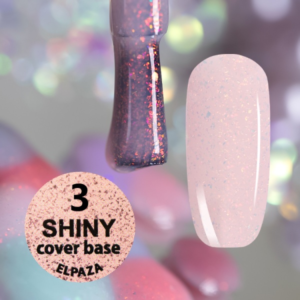 База Elpaza (Эльпаза) Shiny Rubber Base Cover Pink № 03, 10 мл