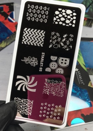 Пластина для стемпинга Starlet (старлет) № 95