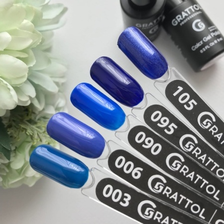 Гель-лак Grattol (Граттол) Classic 095 Dark Ultramarine, 9 мл