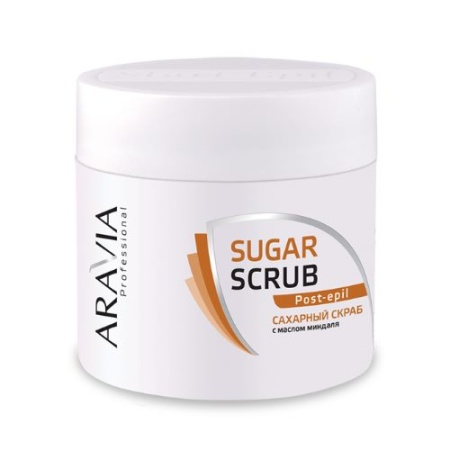 Aravia (Аравия) сахарный скраб питательный Sugar Scrub с миндалем, 300 мл