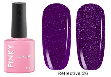 Гель-лак PINKY (Пинки) Reflective 26, 10 мл
