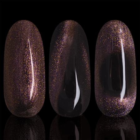 Гель-лак LAK'U (Лакью) Cats Eye 5D Brown CE 503, 10 мл