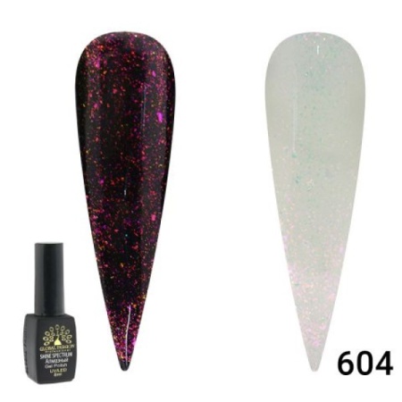 Гель-лак Global Fashion (Глобал Фэшн) Galaxy Star 604, 8 мл