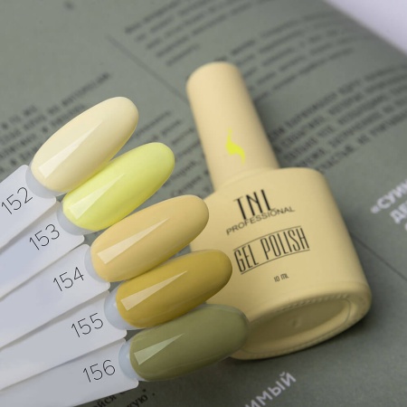 Гель-лак TNL (тнл) 8 чувств 156 хаки, 10 мл