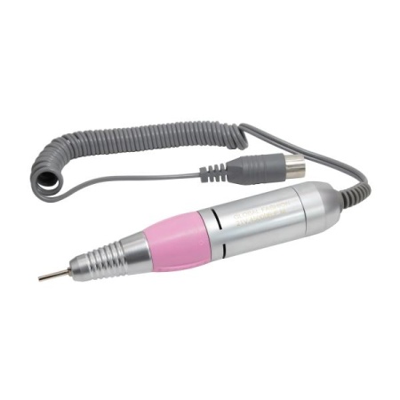 Ручка для аппарата маникюра и педикюра Global Fashion (Глобал Фэшн) 21V, розовая, 45000 об