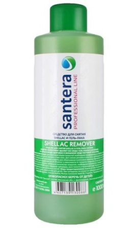 Santera (Сантера) жидкость для снятия гель-лака шеллака (shellac), 1 л