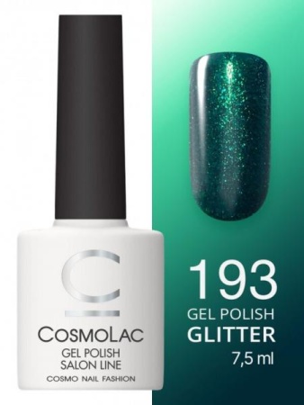 Гель-лак Cosmolac (Космолак) Glitter 193 Сказочный лес, 7,5 мл.