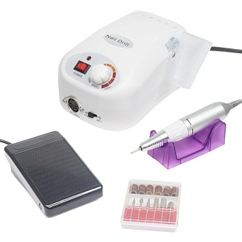Аппарат для маникюра и педикюра Nail Drill ZS-217 белый, 35000 об. Аппарат для маникюра и педикюра Nail Drill ZS-217 белый, 35000 об.