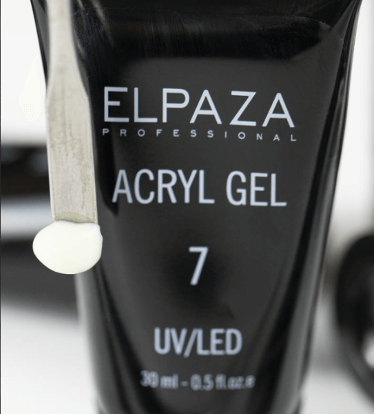 Акригель Elpaza (Эльпаза) Acryl Gel (полигель) UV/LED 07, 30 мл