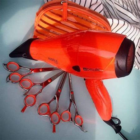 Dewal (Деваль) Фен Profile 2200 оранжевый, 2200 Вт, ионизация, 2 насадки