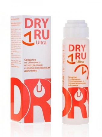 DRYRU ULTRA (Драйру ультра) Средство от обильного потоотделения с пролонгированнным действием, 50 мл (срок годности до 2020)