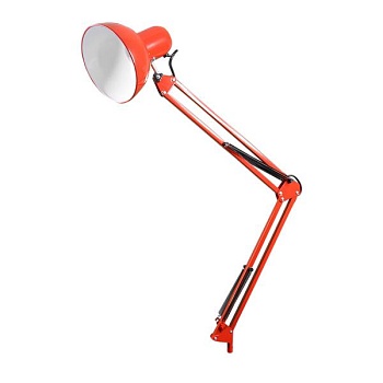 Настольная лампа для освещения с креплением, красная Настольная лампа для освещения с креплением, красная