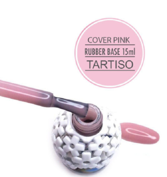 Каучуковая базаTartiso (Тартисо) COVER PINK RUBBER BASE, 50 мл