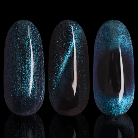 Гель-лак LAK'U (Лакью) Cats Eye 5D Blue CE 506, 10 мл