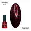 Гель-лак Gellaktik (Геллактик) Only Red Kiss Gork 03, 12 мл