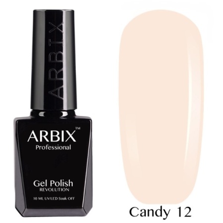 Гель-лак Arbix (Арбикс) Candy ванильный коктейль № 012, 10 мл