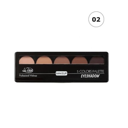 Тени для век La Rosa 5 Colors Palette, тон 02