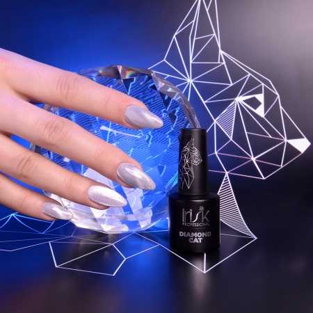 Гель-лак Irisk (Ириск) кошачий глаз Diamond Cat, 10мл