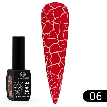 Гель-лак Global Fashion (Глобал Фэшн) Crack 06, 8 мл Гель-лак Global Fashion (Глобал Фэшн) Crack 06, 8 мл