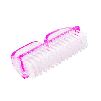 Щетка большая для чистки от опила розовая, 1 шт