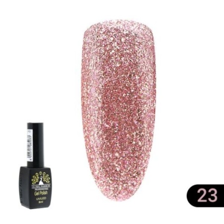 Гель-лак Global Fashion (Глобал Фэшн) Gold 023, 8 мл