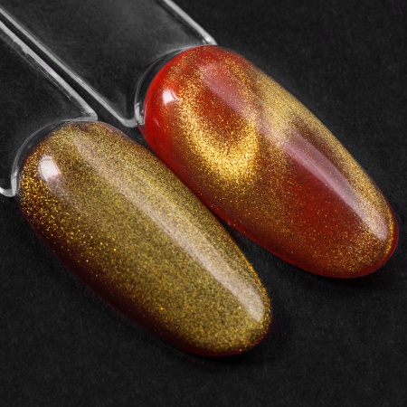 Гель-лак Irisk (Ириск) кошачий глаз Gold Diamond Cat, 10мл