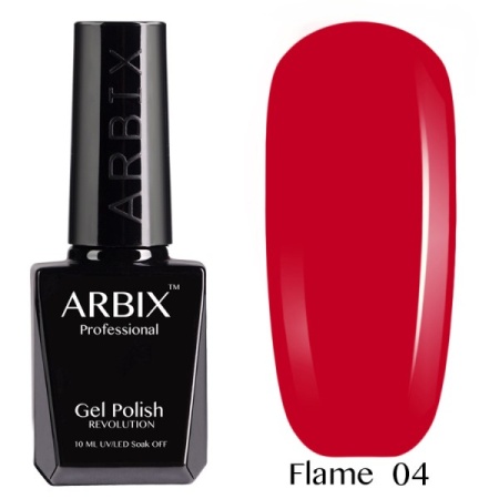 Гель-лак Arbix (Арбикс) Flame шестое чувство № 004, 10 мл