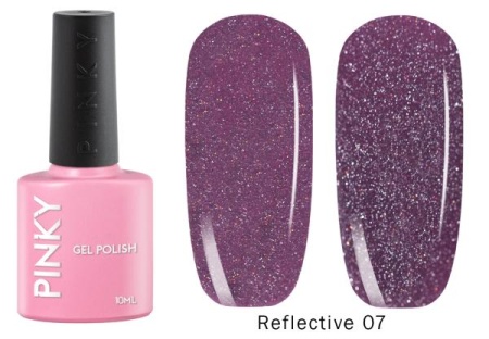 Гель-лак PINKY (Пинки) Reflective 07, 10 мл