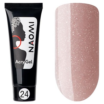Полигель Naomi AcryGel 24 Пыльный беж (мерцание), 15гр Полигель Naomi AcryGel 24 Пыльный беж (мерцание), 15гр