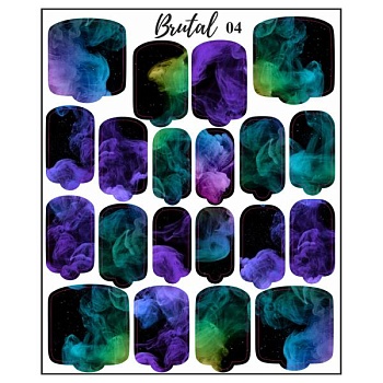 Тэг-пленка для маникюра и педиюра Brutal 004