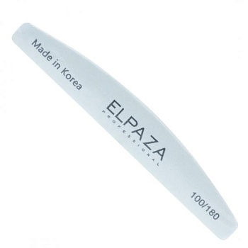 Пилка Elpaza белая лодочка 100/180, 25 шт Пилка Elpaza белая лодочка 100/180, 25 шт