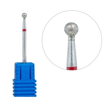 Алмазная фреза Major сферическая 031, красная Алмазная фреза Major сферическая 031, красная