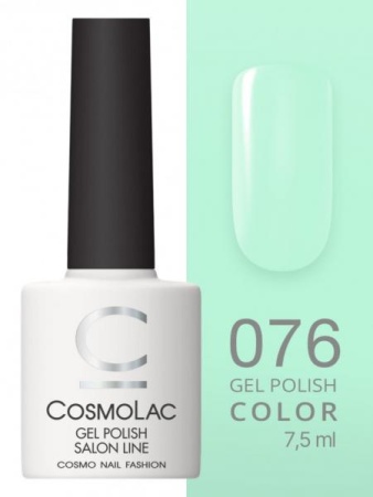 Гель-лак Cosmolac (Космолак) Color 76 Мятный коктейль, 7,5 мл.