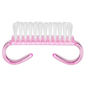 Щетка маленькая для чистки от опила розовая, 1 шт