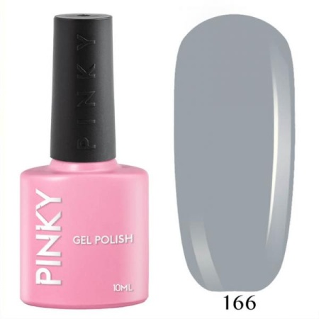 Гель-лак PINKY (Пинки) Classic 166 Серый Бархат, 10 мл
