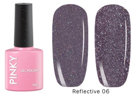 Гель-лак PINKY (Пинки) Reflective 06, 10 мл
