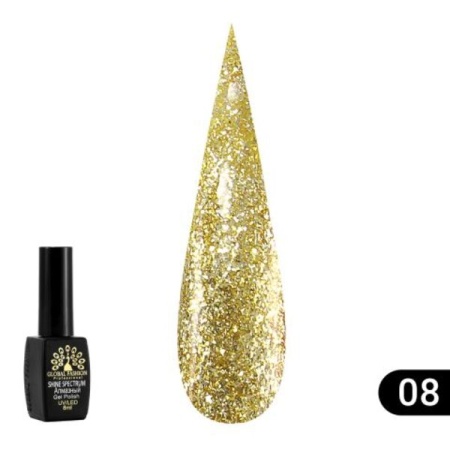 Гель-лак Global Fashion (Глобал Фэшн) Shine Spectrum 308, 8 мл