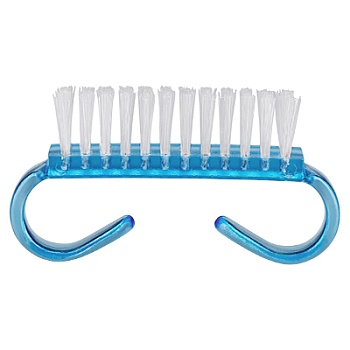 Щетка маленькая для чистки от опила голубая, 1 шт