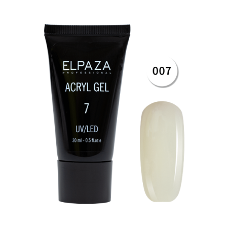 Акригель Elpaza (Эльпаза) Acryl Gel (полигель) UV/LED 07, 30 мл