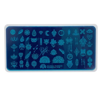 Пластина для стэмпинга Global Fashion (Глобал Фэшн) № 150