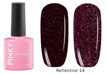 Гель-лак PINKY (Пинки) Reflective 14, 10 мл